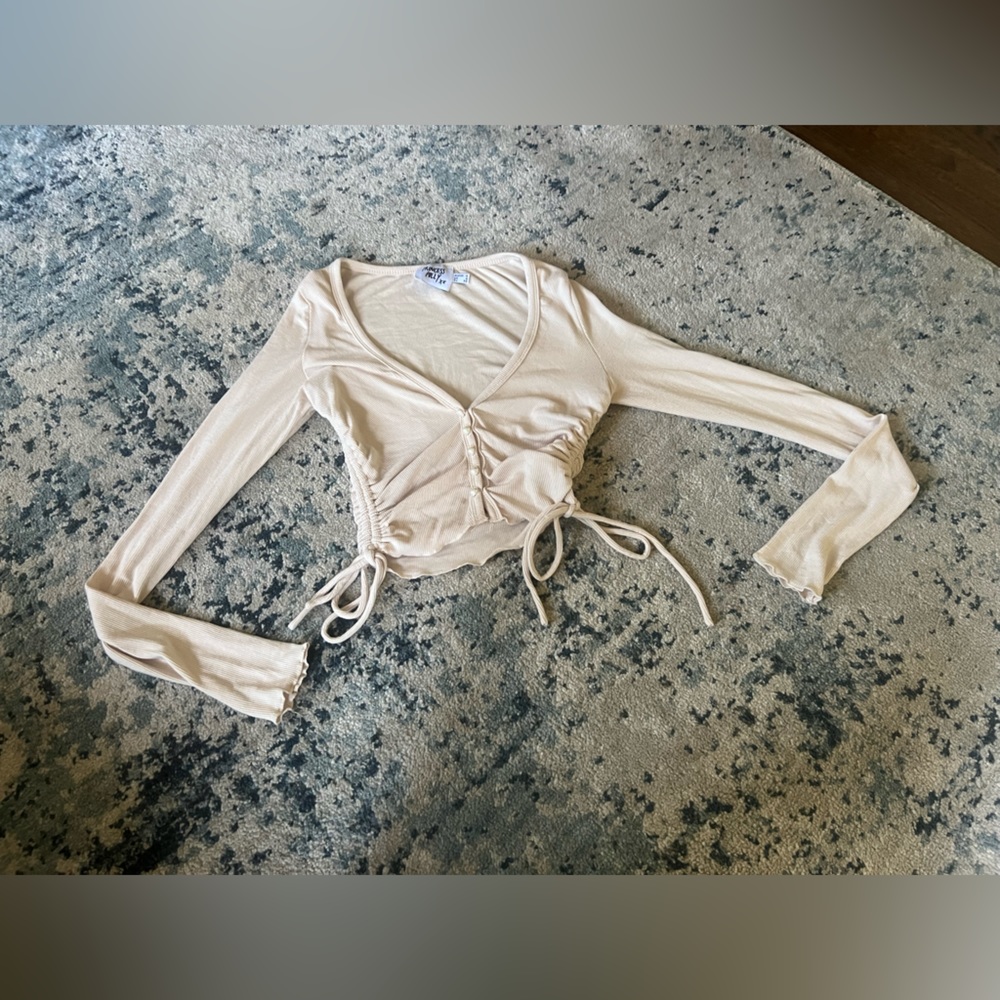 Princess Polly BRIDGETON TOP BEIGE